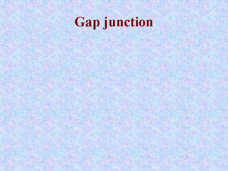 Gap junction